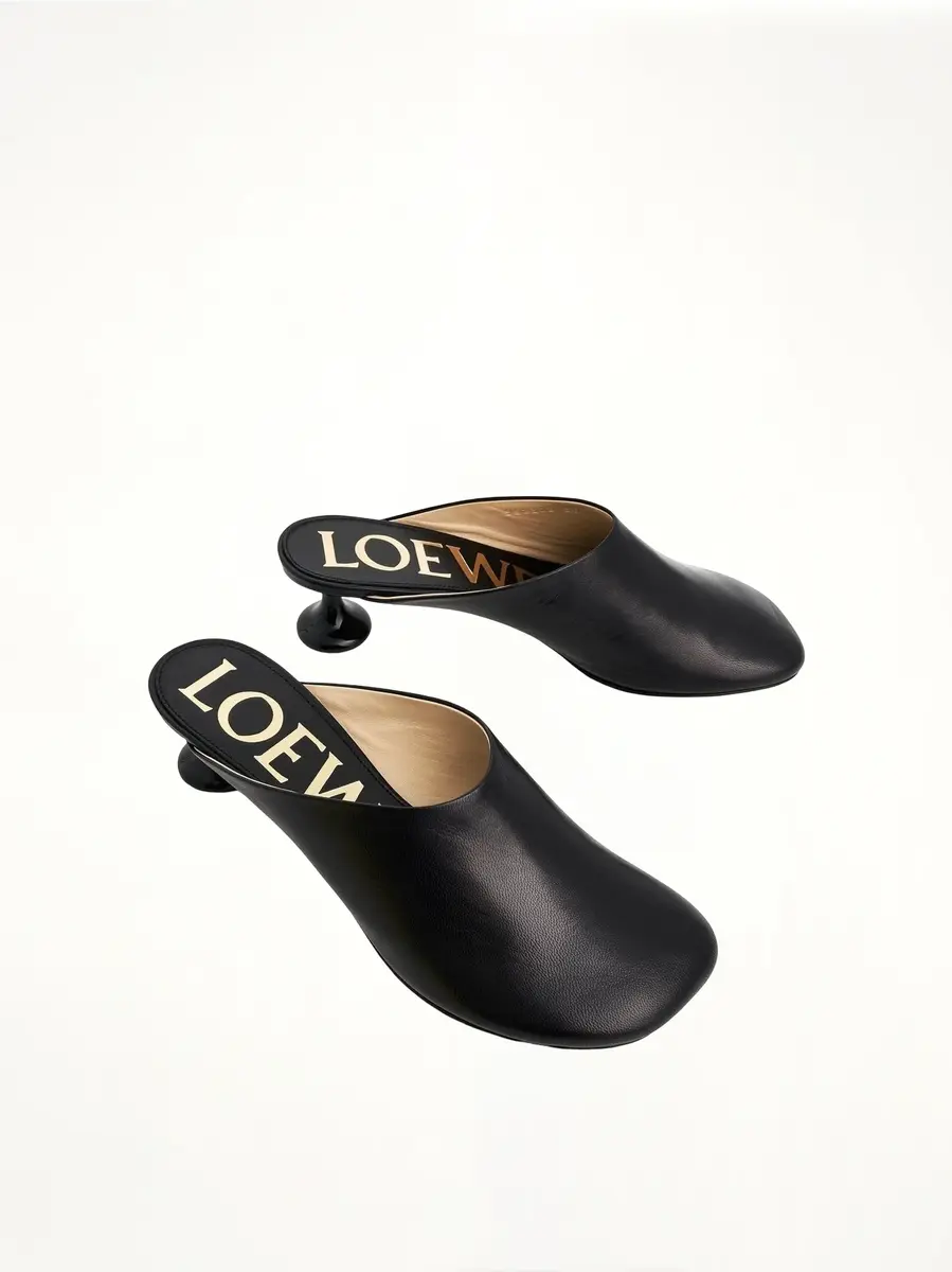 Loewe Toy Mule in Goatskin Black | Thumbnail 4 Loewe Toy Mule in Goatskin Black | Thumbnail 4