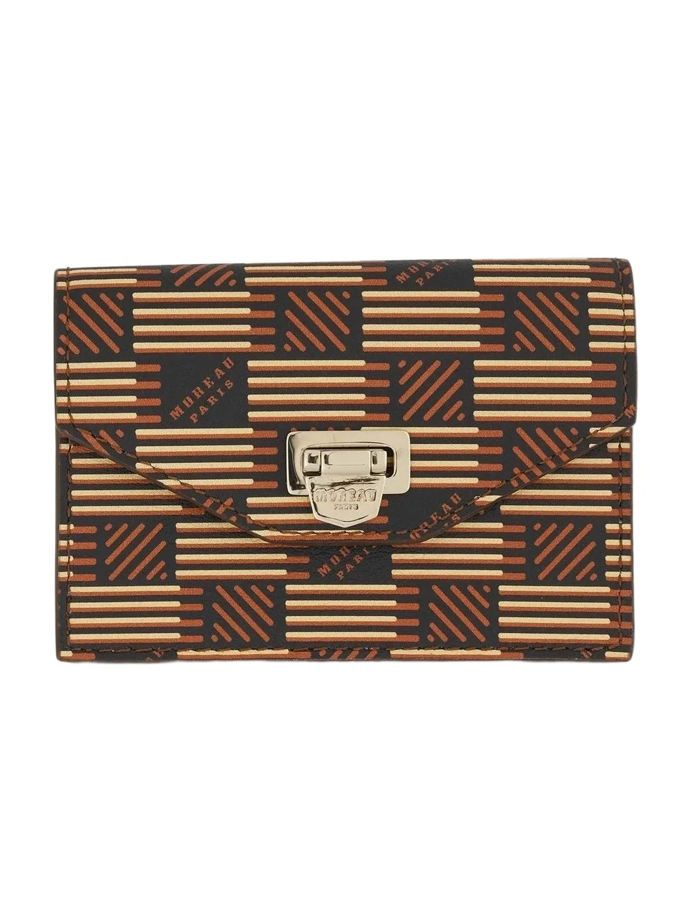 MOREAU Flap Wallet With Gusset in Classic