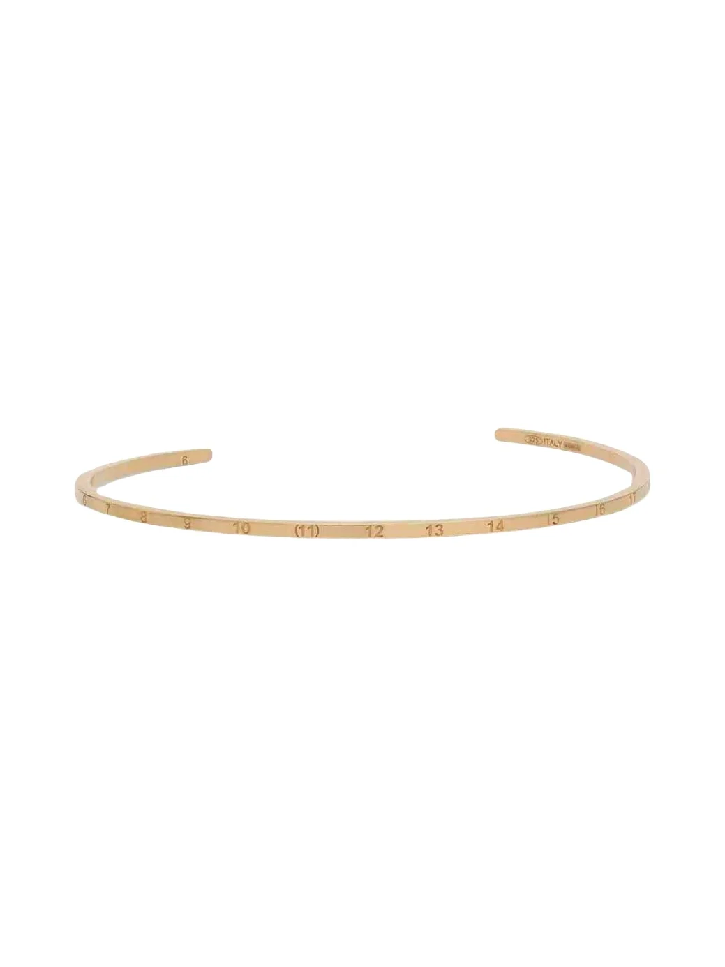 Numerical Cuff 2mm Bracelet in Yellow Gold Numerical Cuff 2mm Bracelet in Yellow Gold