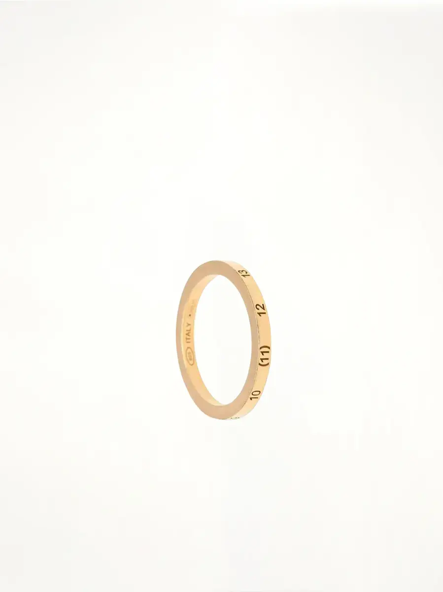 Maison Margiela Numerical 2mm Ring in Yellow Gold | Thumbnail 2 Maison Margiela Numerical 2mm Ring in Yellow Gold | Thumbnail 2