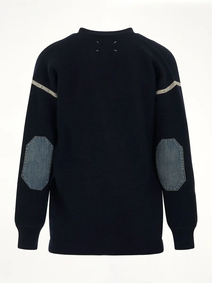 Maison Margiela Elbow Patch Cardigan | Thumbnail 4 Maison Margiela Elbow Patch Cardigan | Thumbnail 4