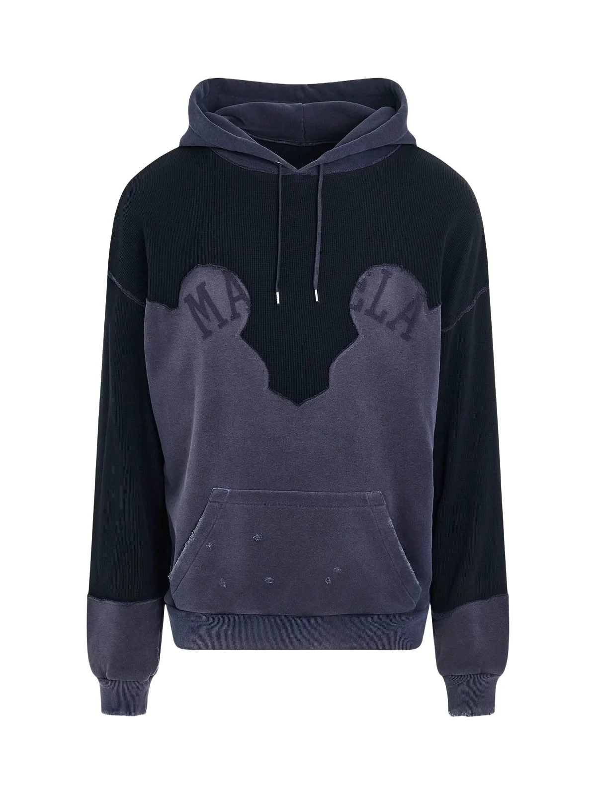 Desconstruction Hoodie in Vintage Blue