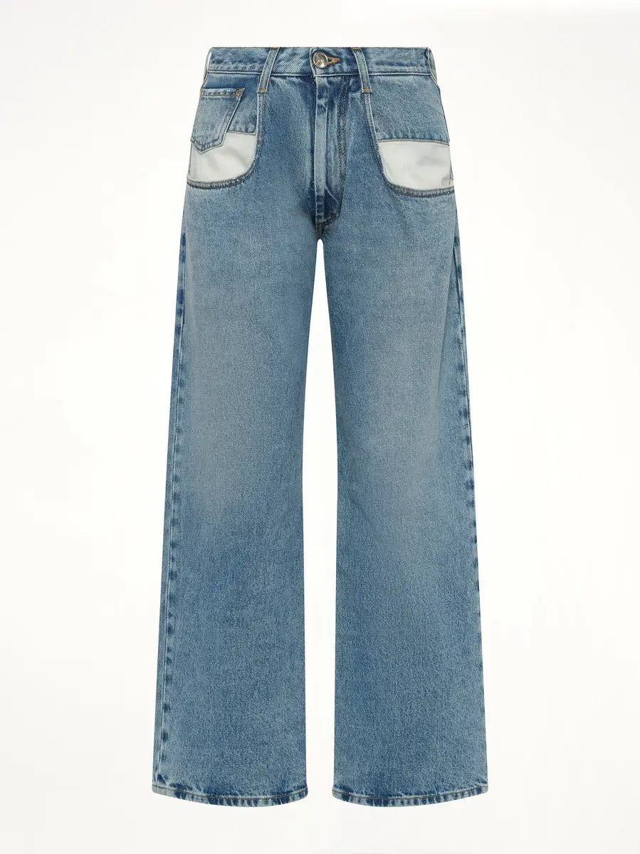 Maison Margiela Straight Jeans With Contrasted Pockets | Thumbnail 3 Maison Margiela Straight Jeans With Contrasted Pockets | Thumbnail 3