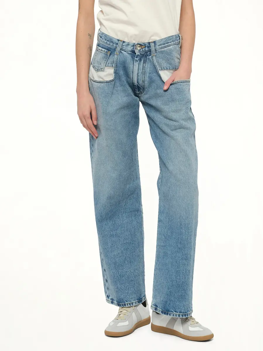 Maison Margiela Straight Jeans With Contrasted Pockets | Thumbnail 6 Maison Margiela Straight Jeans With Contrasted Pockets | Thumbnail 6