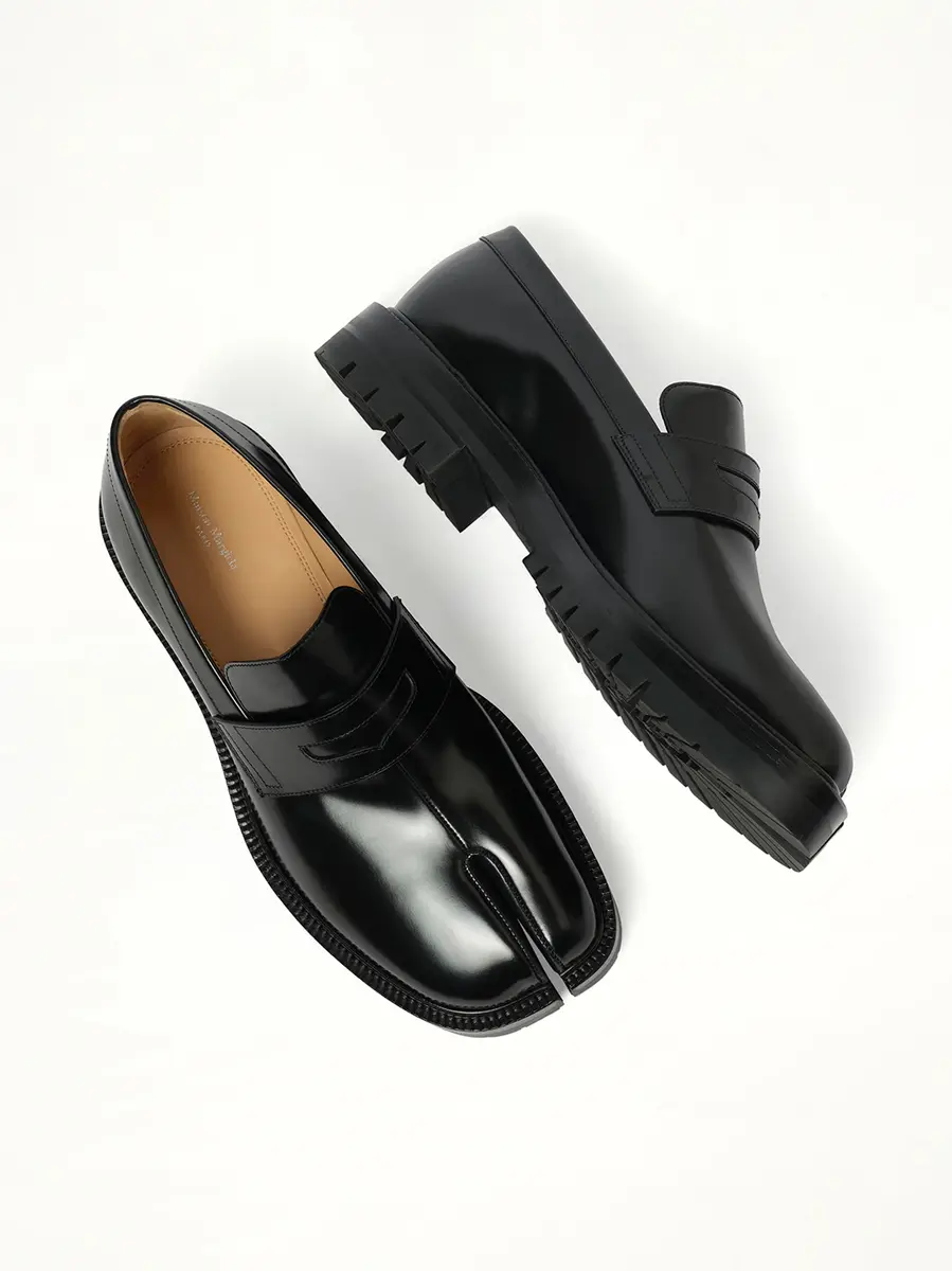 Maison Margiela Tabi Leather Loafers Chunky Sole | Thumbnail 4 Maison Margiela Tabi Leather Loafers Chunky Sole | Thumbnail 4