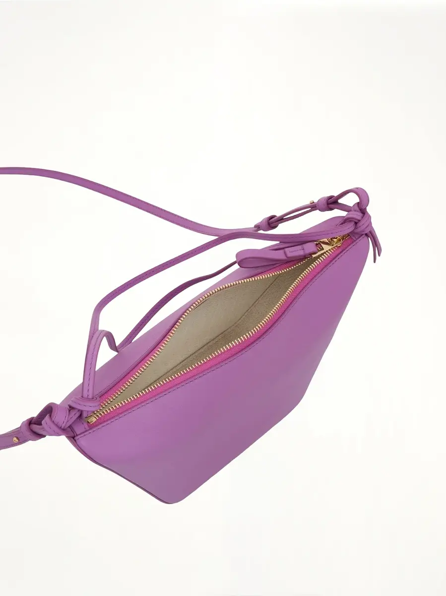 Loewe Mini Hammock Hobo Bag in Classic Calfskin Rockrose | Thumbnail 4 Loewe Mini Hammock Hobo Bag in Classic Calfskin Rockrose | Thumbnail 4