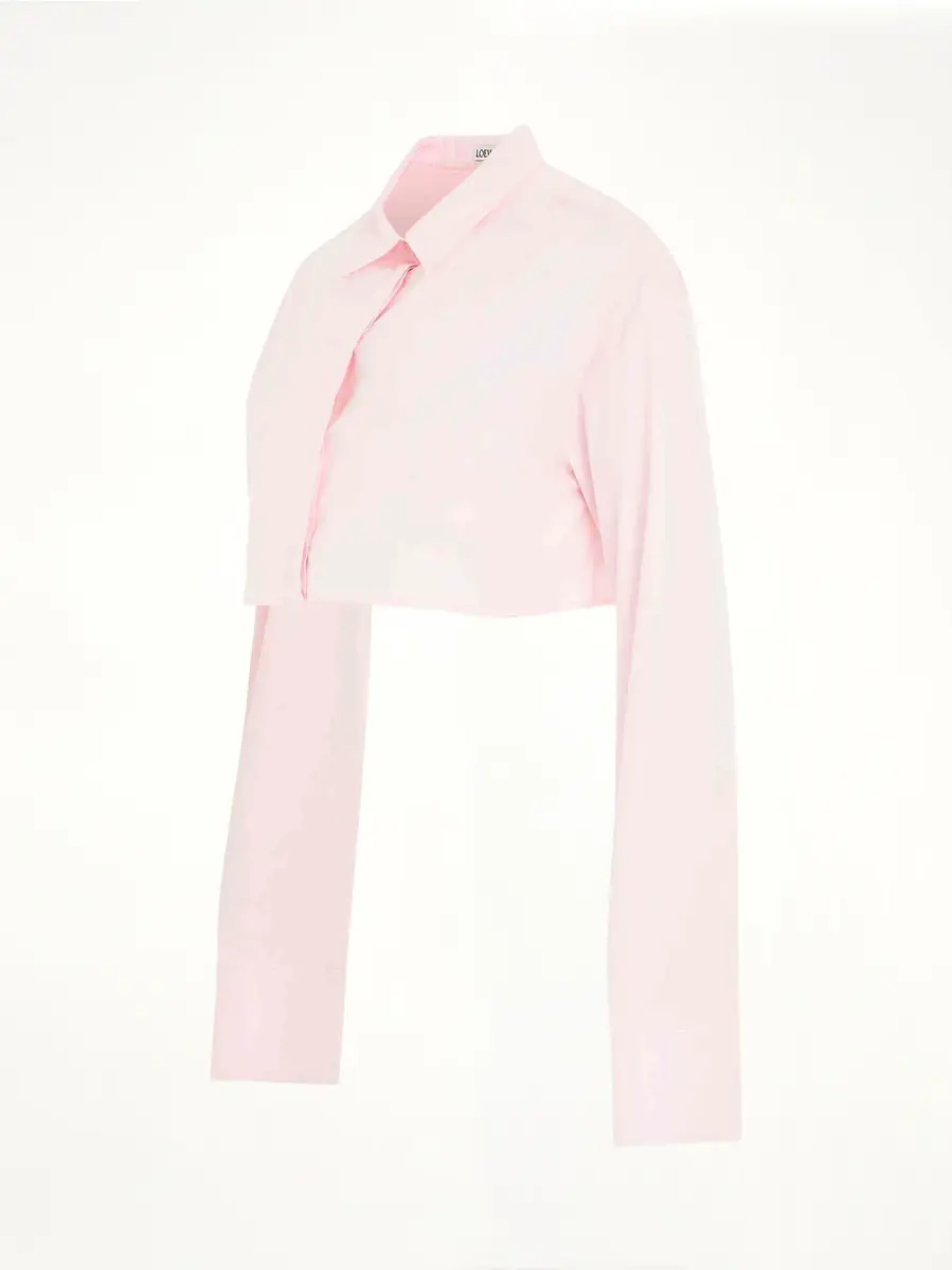 Loewe Cropped Shirt in Cotton Candy | Thumbnail 3 Loewe Cropped Shirt in Cotton Candy | Thumbnail 3