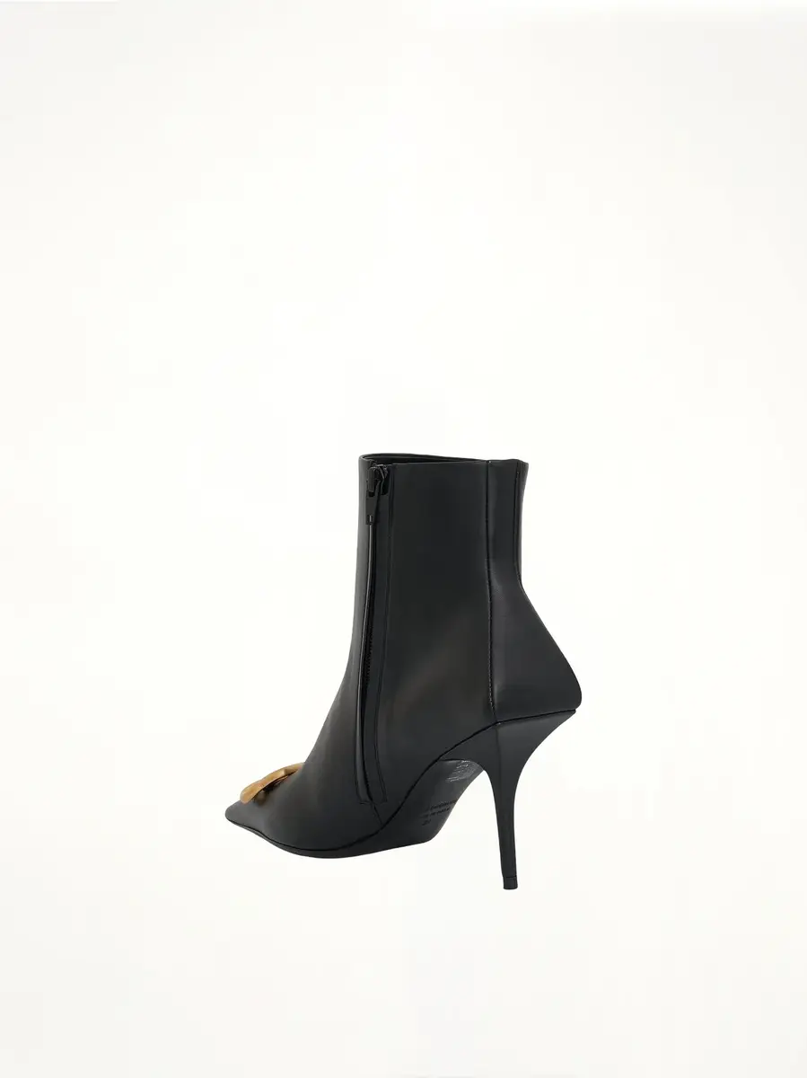Balenciaga BB Knife 80mm Boots in Black/gold Black | Thumbnail 2 Balenciaga BB Knife 80mm Boots in Black/gold Black | Thumbnail 2