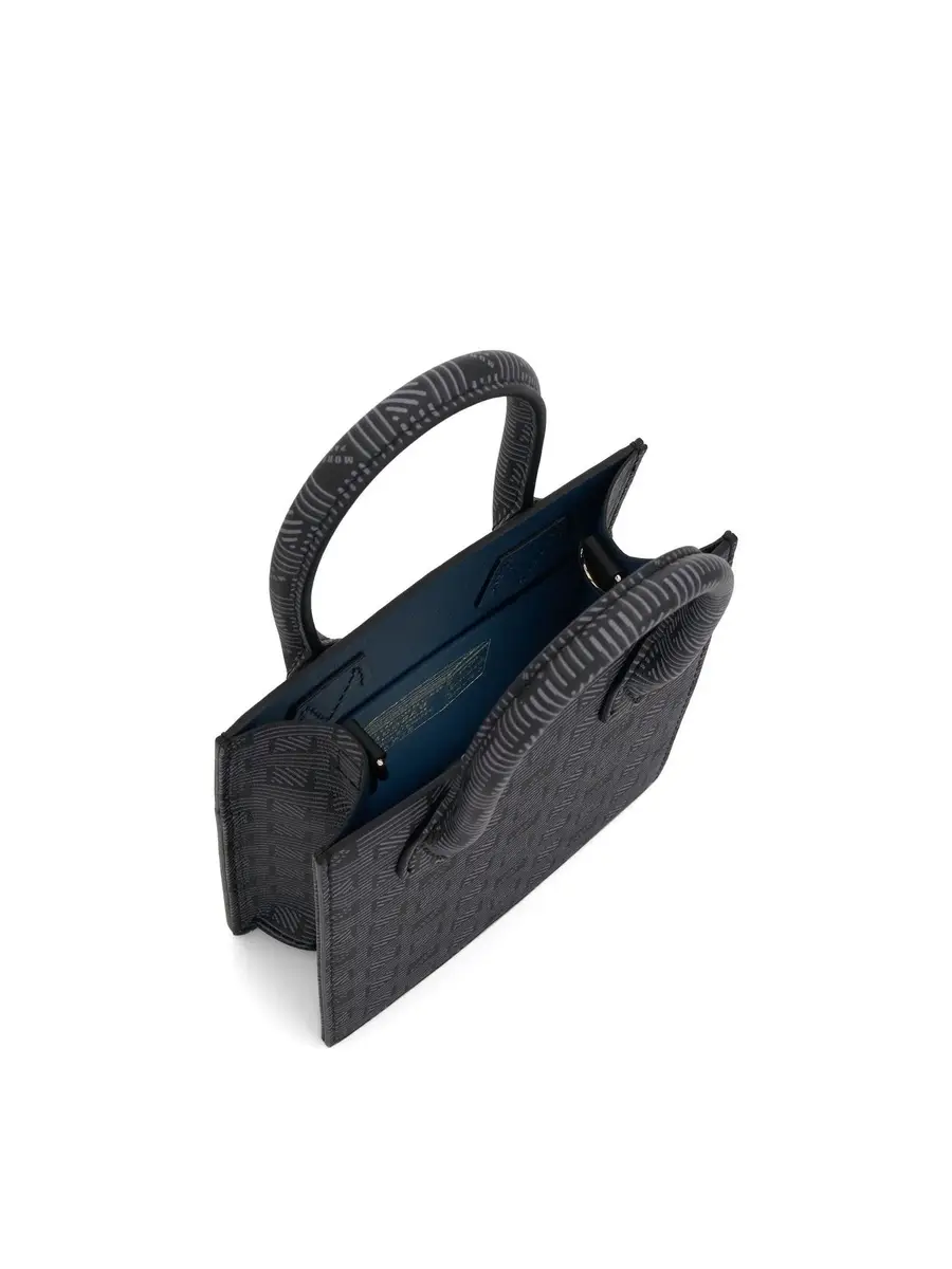 MOREAU Suite XS Bag in Printed Calf Black/blue | Thumbnail 4 MOREAU Suite XS Bag in Printed Calf Black/blue | Thumbnail 4