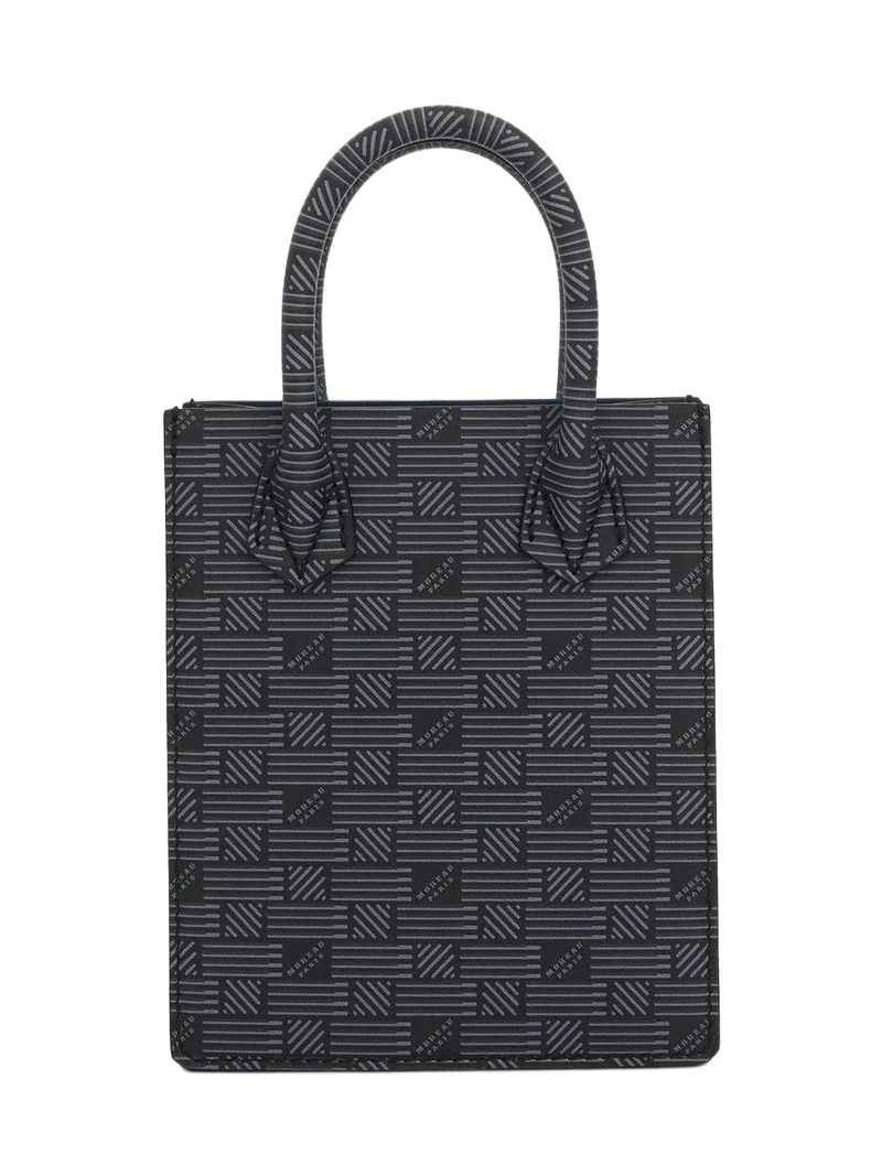 MOREAU Suite XS Bag in Printed Calf Black/blue