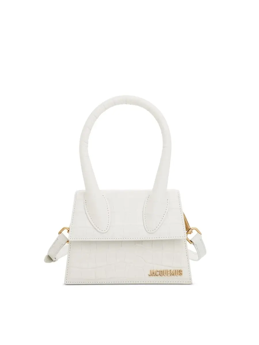 Le Chiquito Moyen Croc Embossed Leather Bag Le Chiquito Moyen Croc Embossed Leather Bag