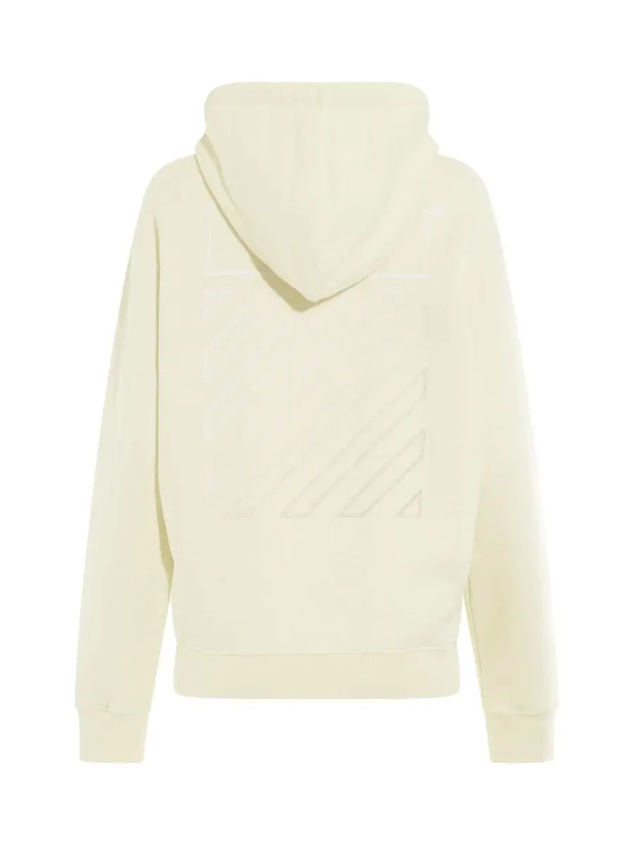 Off-White Embroidered Diagonal Tab Hoodie | Thumbnail 4
