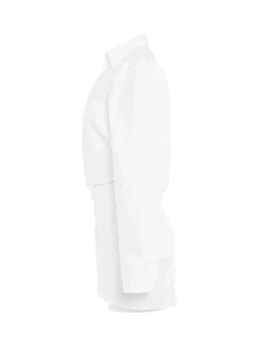 Off-White Poplin Twist Shirt Dress | Thumbnail 2 Off-White Poplin Twist Shirt Dress | Thumbnail 2