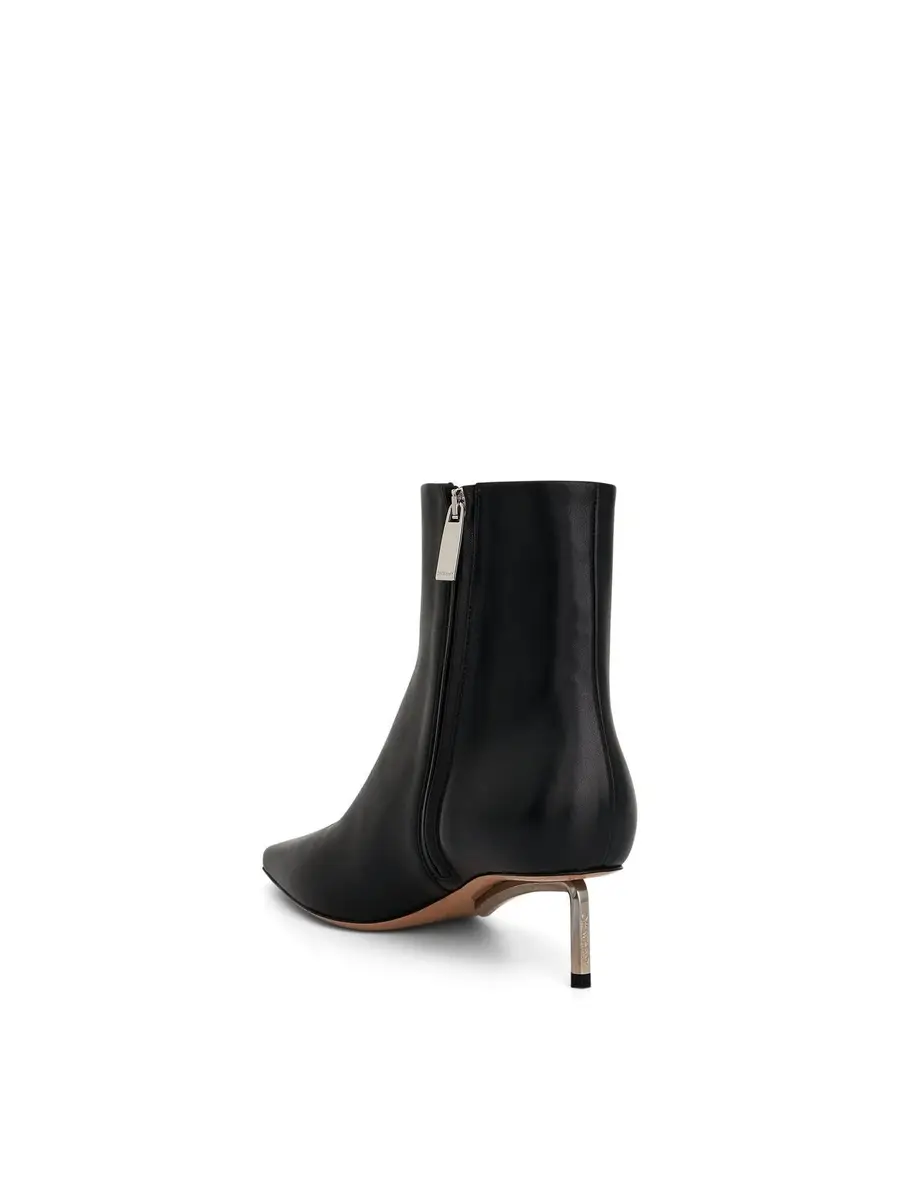 Off-White Silver Allen Ankle Boot in Black/silver | Thumbnail 2 Off-White Silver Allen Ankle Boot in Black/silver | Thumbnail 2