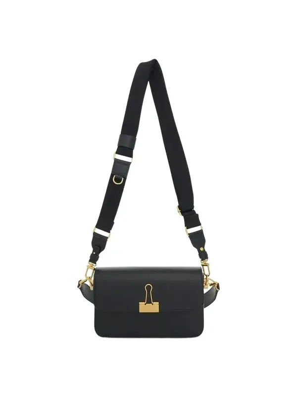 Off-White Plain Medium Binder Shoulder Bag