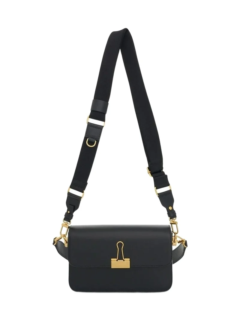 Off-White Plain Medium Binder Shoulder Bag