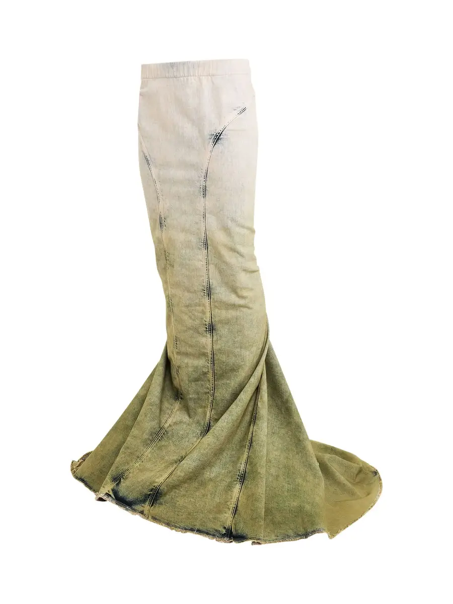 Rick Owens Moncler x Rick Owens AL Skirts in Acid Degrade | Thumbnail 2