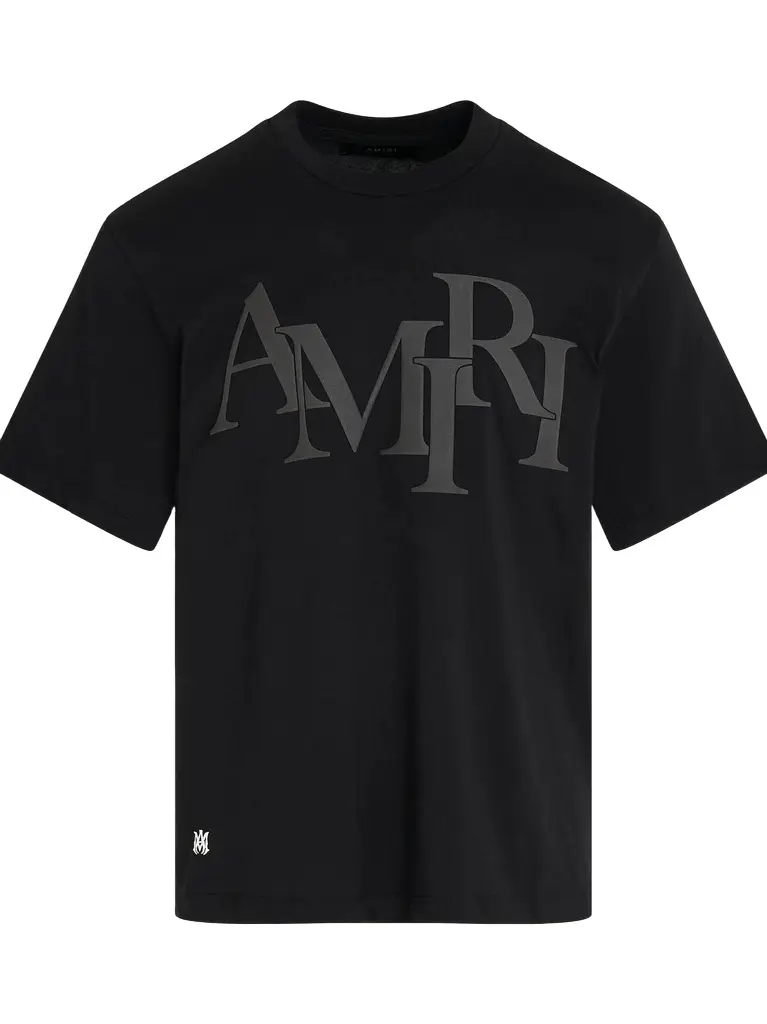 AMIRI Staggered Logo T-shirt | Image 1 AMIRI Staggered Logo T-shirt | Image 1
