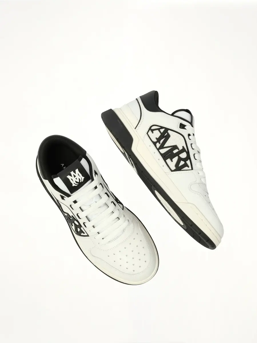 AMIRI Classic Low Sneaker in White/black | Thumbnail 4