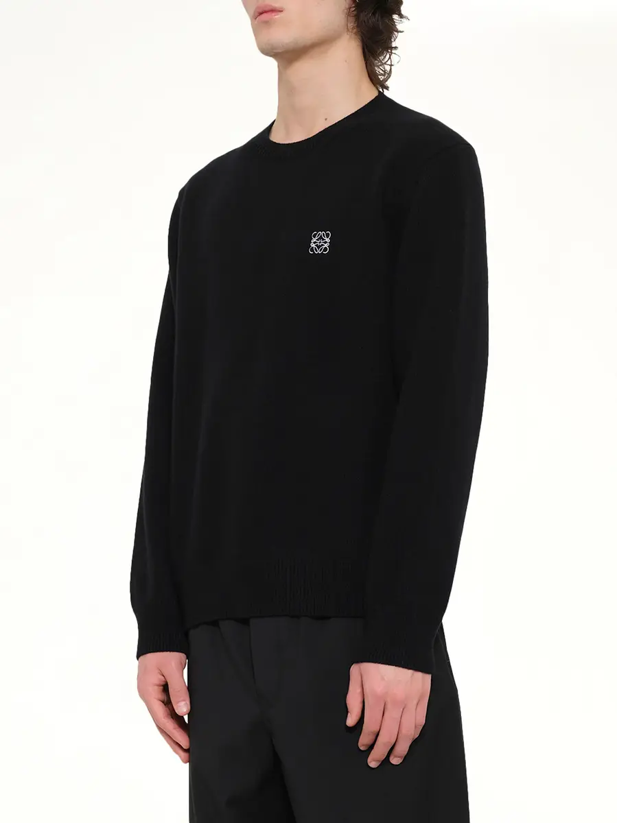 Loewe Anagram Embroidered Knit Sweater | Thumbnail 3 Loewe Anagram Embroidered Knit Sweater | Thumbnail 3