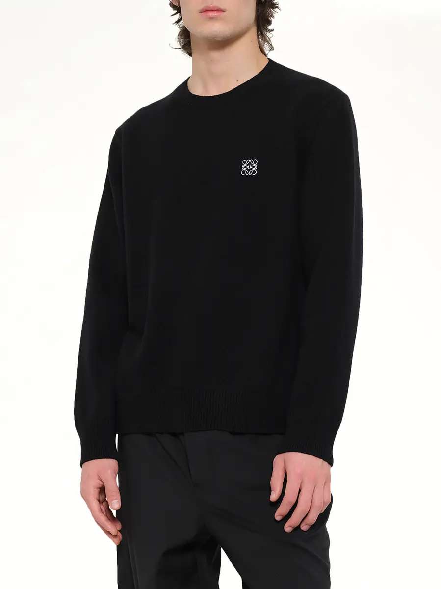 Loewe Anagram Embroidered Knit Sweater | Thumbnail 6 Loewe Anagram Embroidered Knit Sweater | Thumbnail 6
