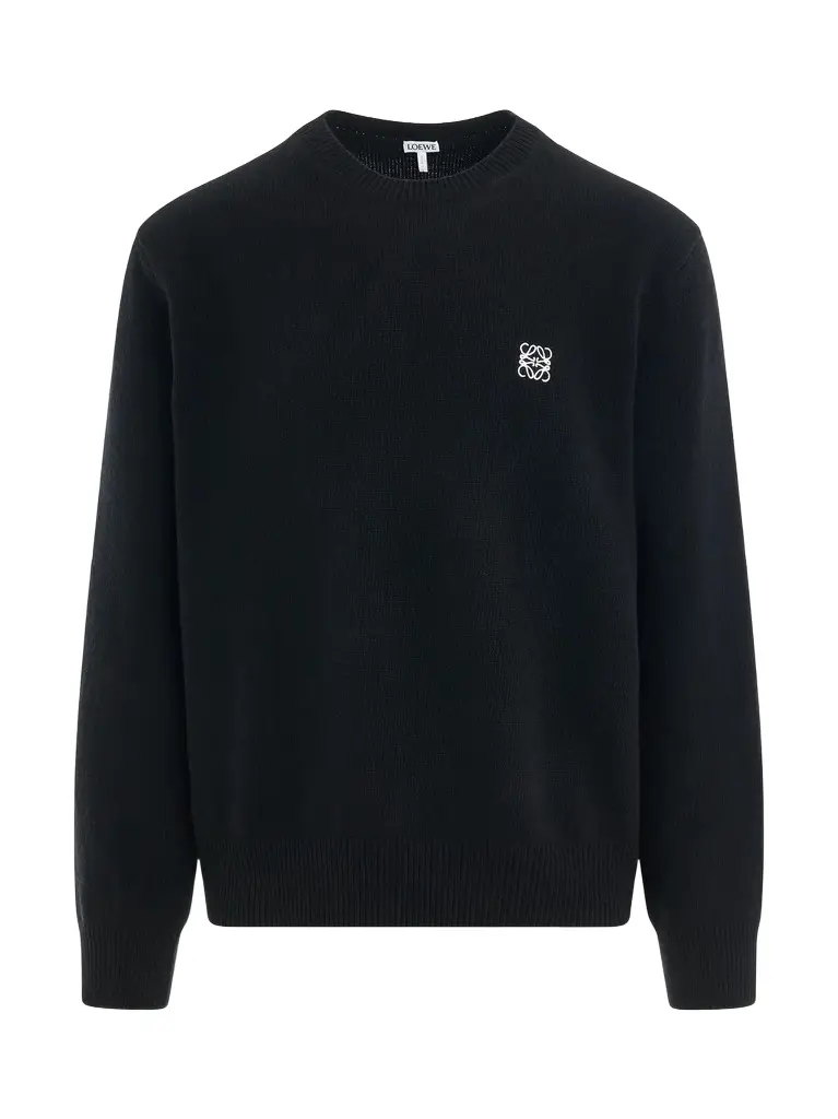 Loewe Anagram Embroidered Knit Sweater | Image 1 Loewe Anagram Embroidered Knit Sweater | Image 1