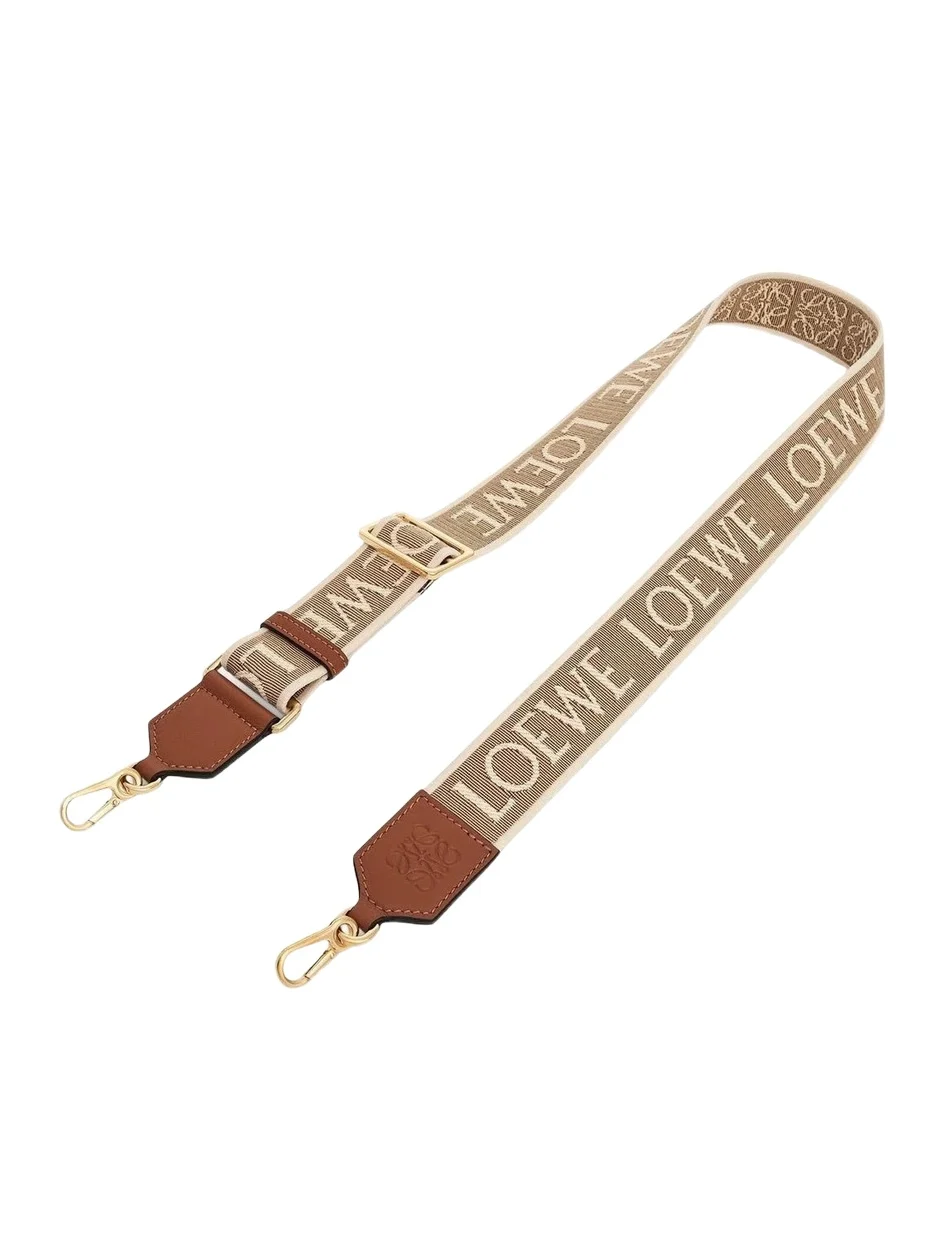 Loewe Anagram Strap in Natural/tan