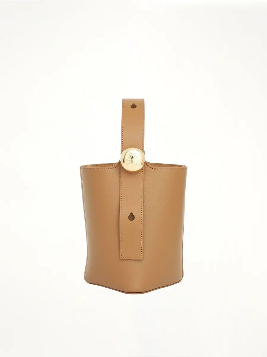 Loewe Mini Pebble Bucket Bag in Oak | Thumbnail 3 Loewe Mini Pebble Bucket Bag in Oak | Thumbnail 3