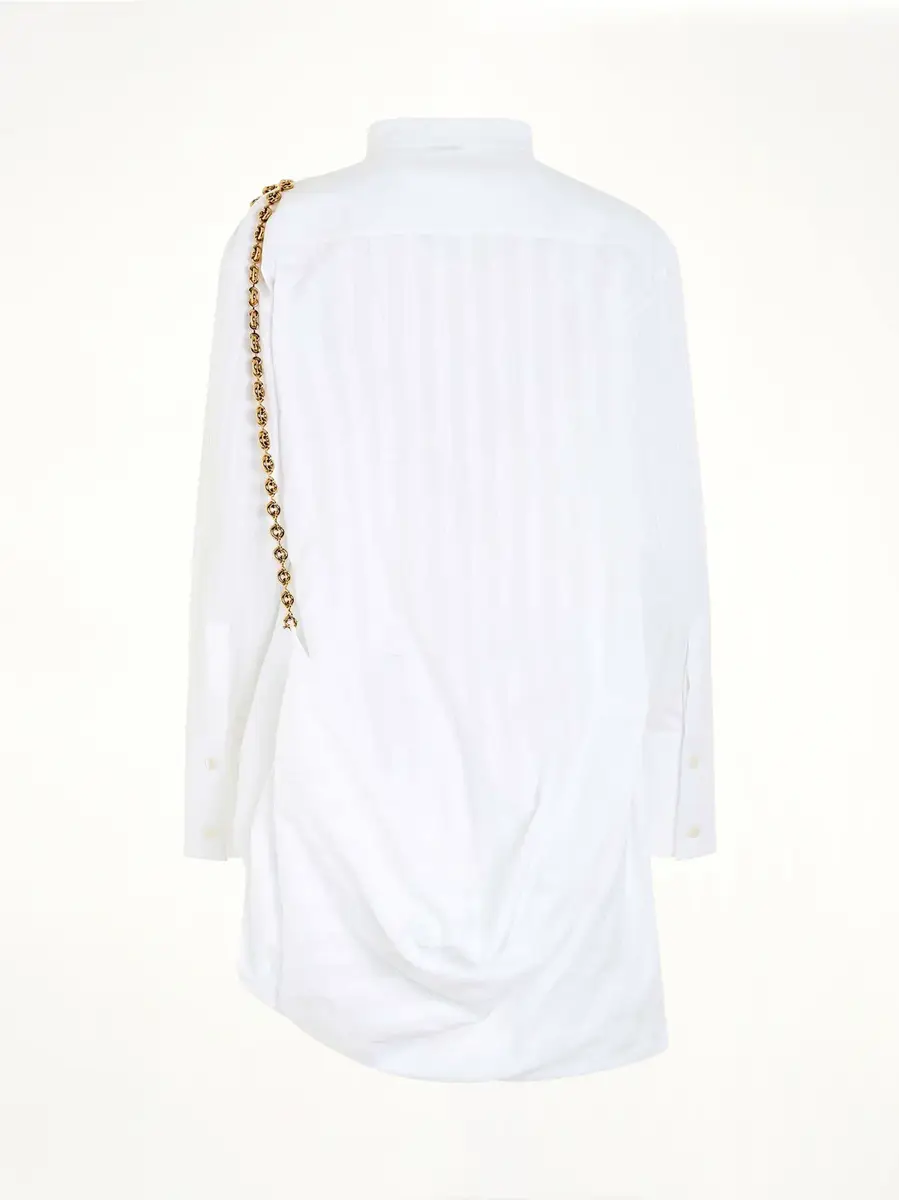 Loewe Chain Shirt Dress in Optic White | Thumbnail 4 Loewe Chain Shirt Dress in Optic White | Thumbnail 4