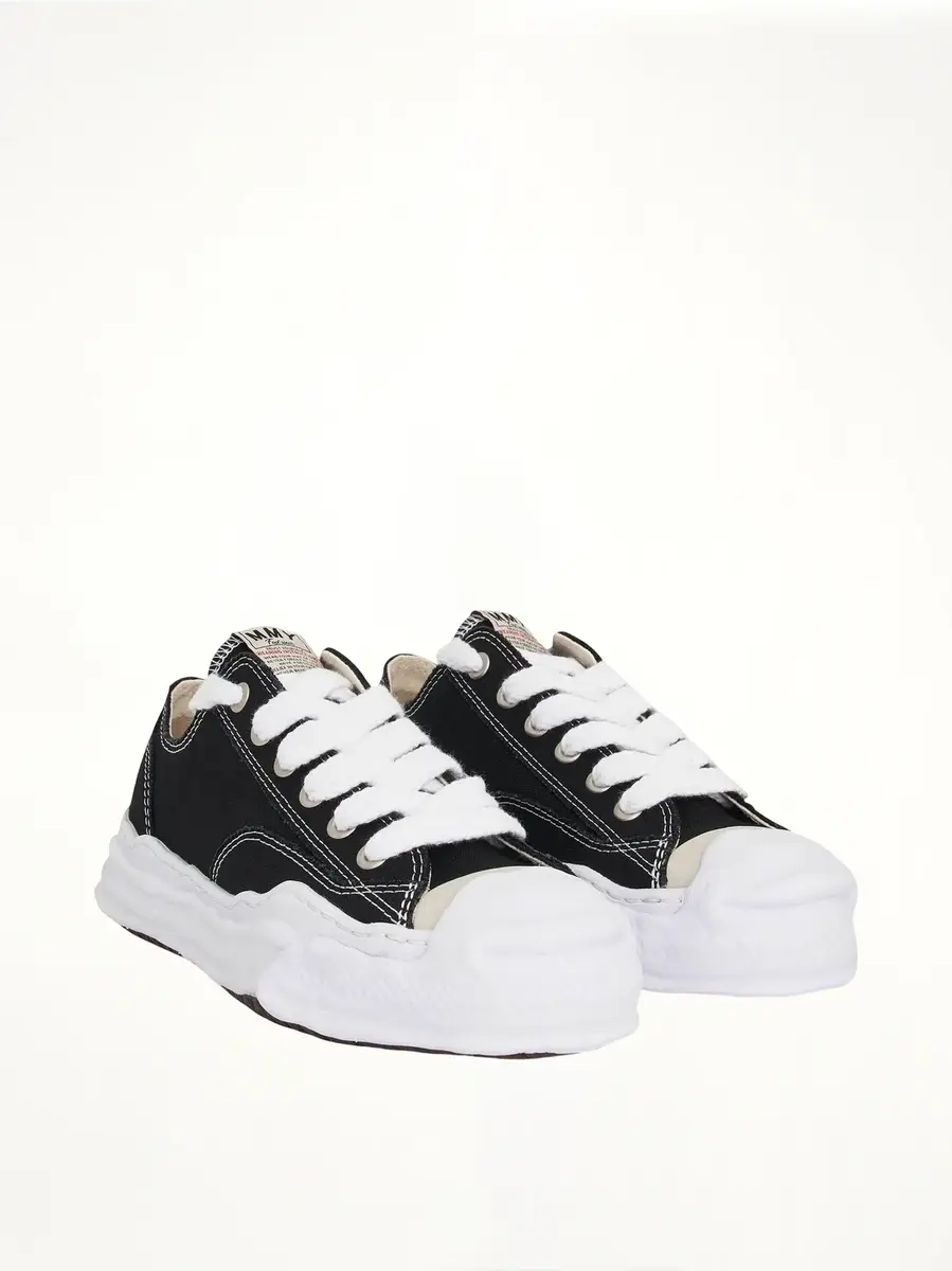 Maison MIHARA YASUHIRO Hank OG Sneaker in Black/white | Thumbnail 3