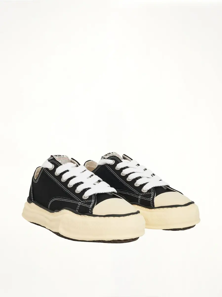Maison MIHARA YASUHIRO Peterson OG Vintage Sneaker in Black/white | Thumbnail 3