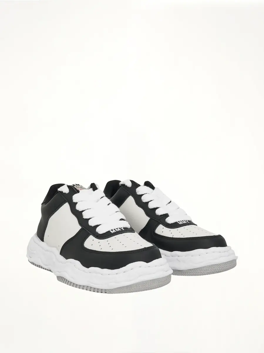 Maison MIHARA YASUHIRO Wayne OG Sole Sneaker in Black/white | Thumbnail 3