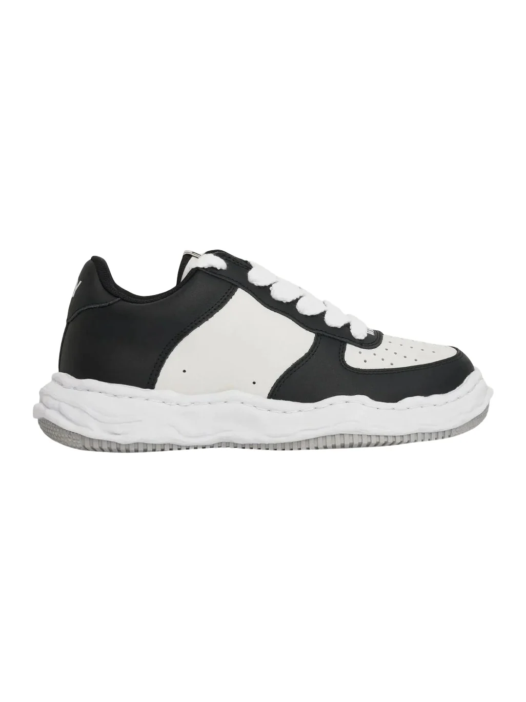 Maison MIHARA YASUHIRO Wayne OG Sole Sneaker in Black/white
