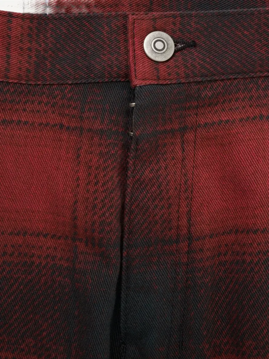 Maison Margiela Maison Margiela x Pendleton Checked Pants in Black/red | Thumbnail 2 Maison Margiela Maison Margiela x Pendleton Checked Pants in Black/red | Thumbnail 2