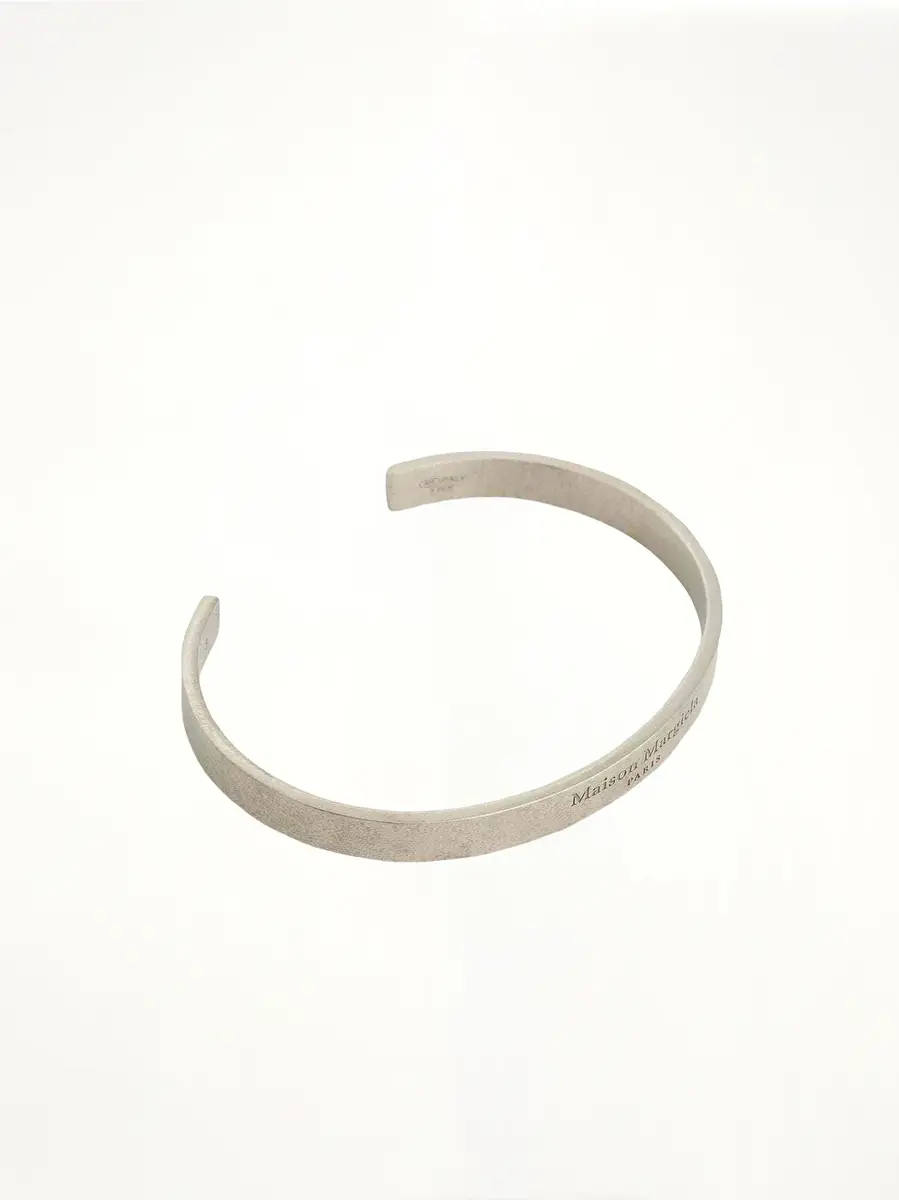 Maison Margiela Medium Margiela Logo Cuff Bracelet | Thumbnail 2 Maison Margiela Medium Margiela Logo Cuff Bracelet | Thumbnail 2