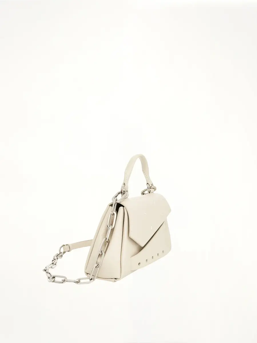 Maison Margiela Micro Snatched Asymmetric Bag in Greige | Thumbnail 2 Maison Margiela Micro Snatched Asymmetric Bag in Greige | Thumbnail 2