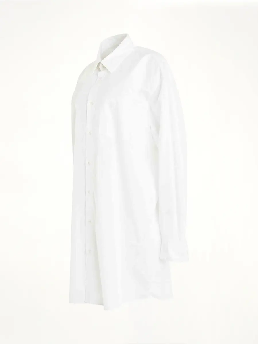 Maison Margiela Long Sleeve Cotton Poplin Shirt | Thumbnail 3 Maison Margiela Long Sleeve Cotton Poplin Shirt | Thumbnail 3