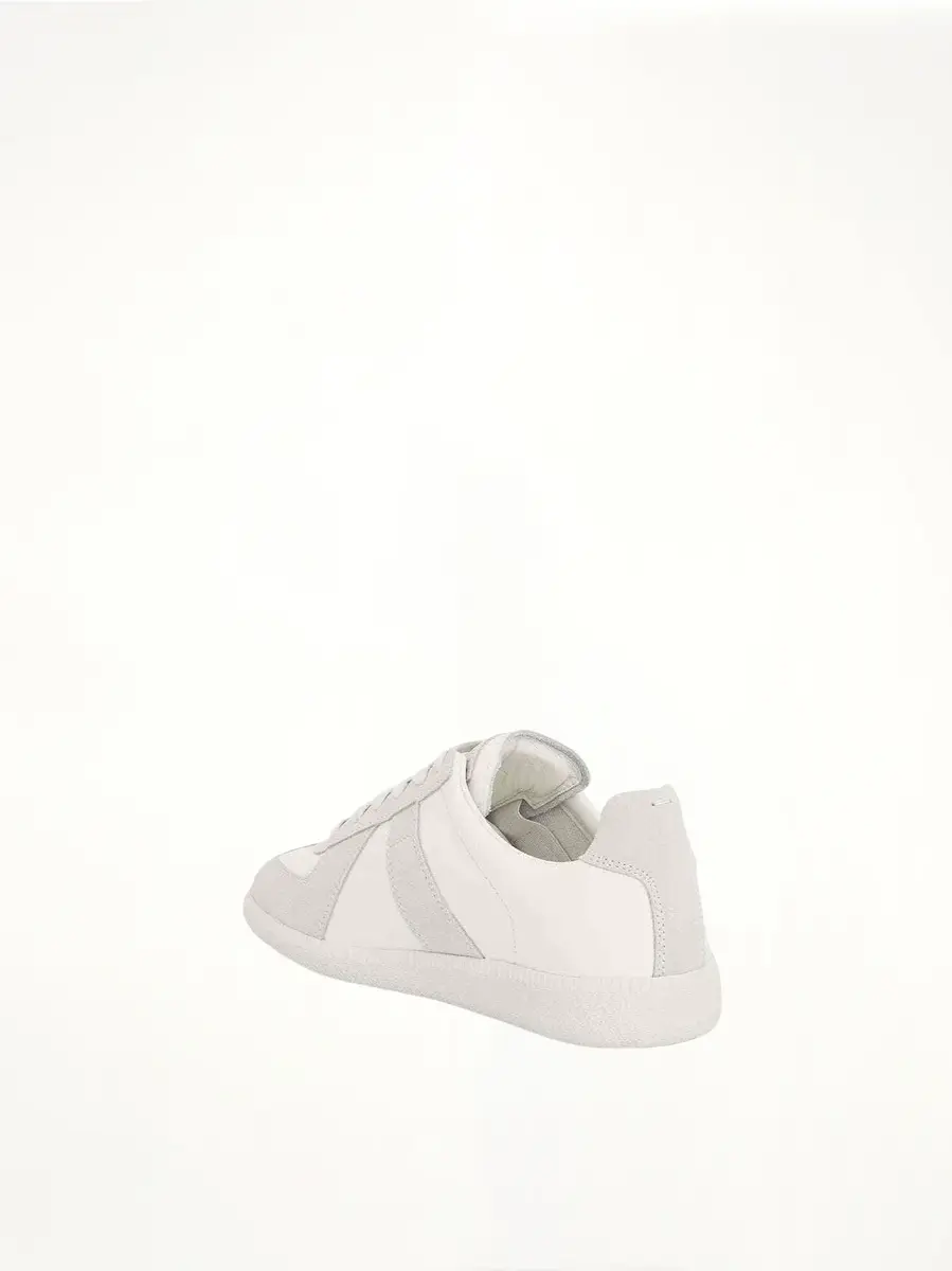 Maison Margiela Replica Leather Sneaker in Off White | Thumbnail 2 Maison Margiela Replica Leather Sneaker in Off White | Thumbnail 2
