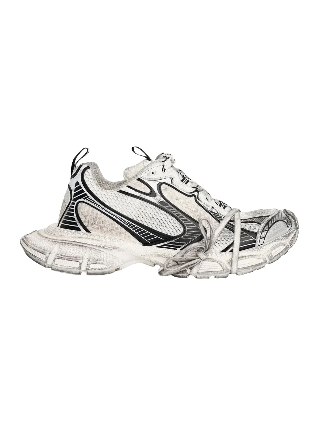 3xl Sneaker in White/black