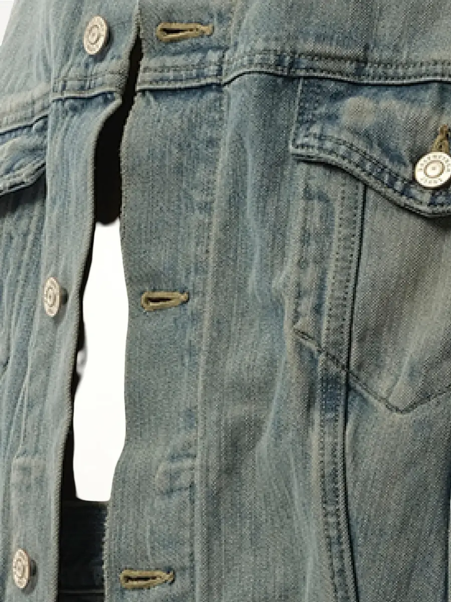 Balenciaga Off Shoulder Selvedge Denim Jacket | Thumbnail 2 Balenciaga Off Shoulder Selvedge Denim Jacket | Thumbnail 2