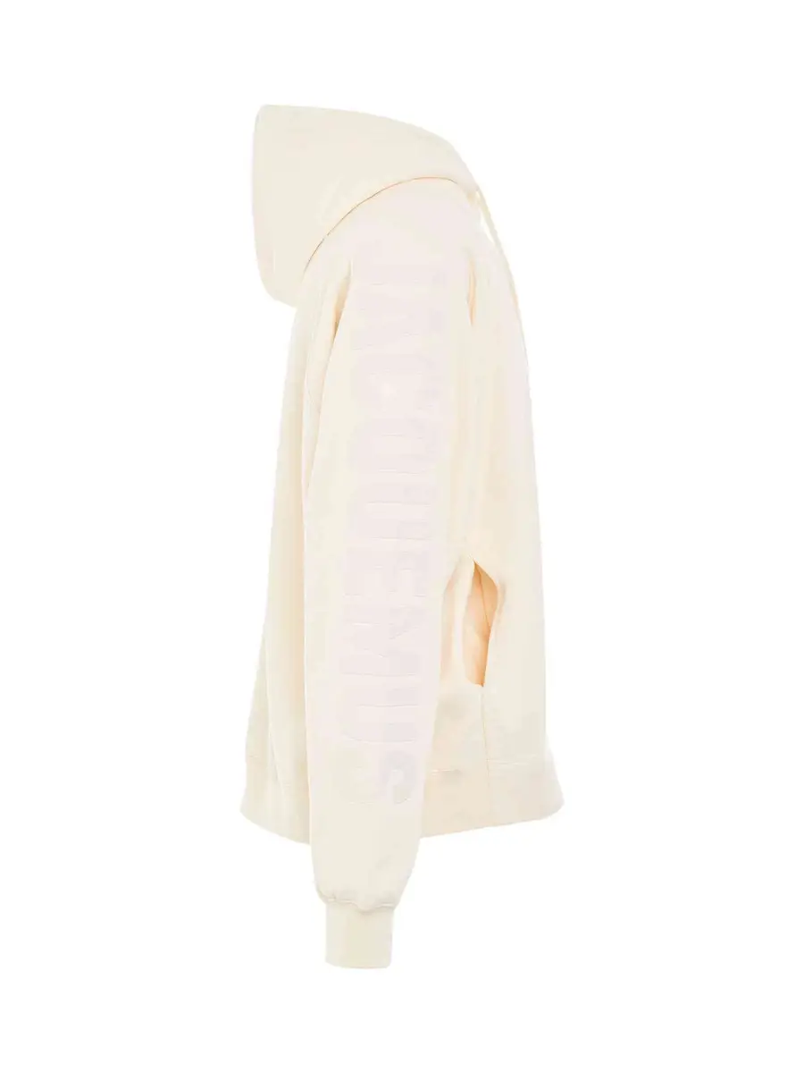 Jacquemus Typo Logo Hoodie in Light Beige | Thumbnail 5 Jacquemus Typo Logo Hoodie in Light Beige | Thumbnail 5