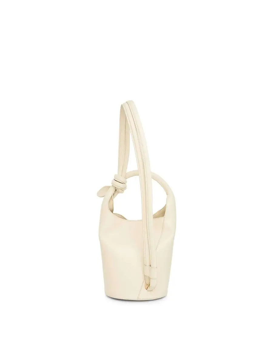 Jacquemus Le Petit Tourni Leather Bag in Light Ivory | Thumbnail 2