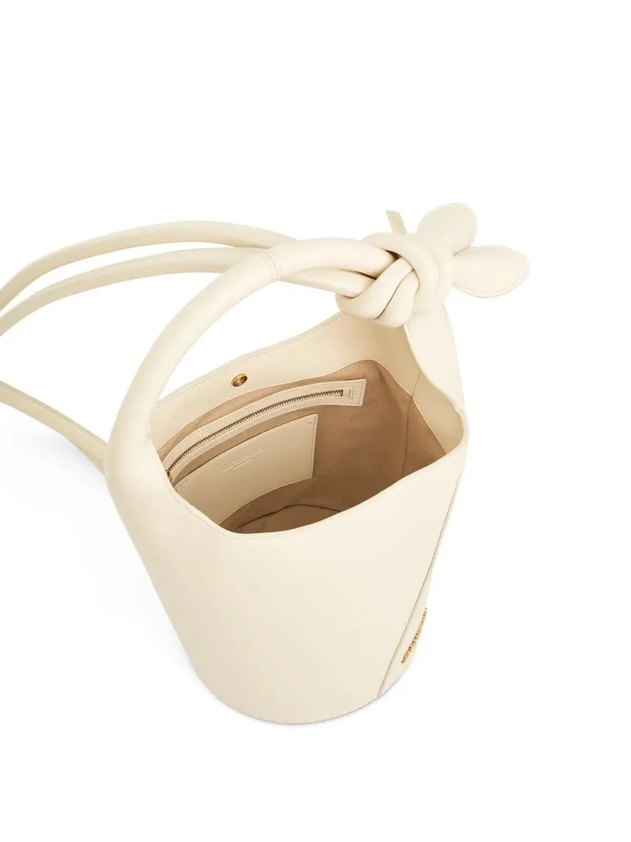 Jacquemus Le Petit Tourni Leather Bag in Light Ivory | Thumbnail 4