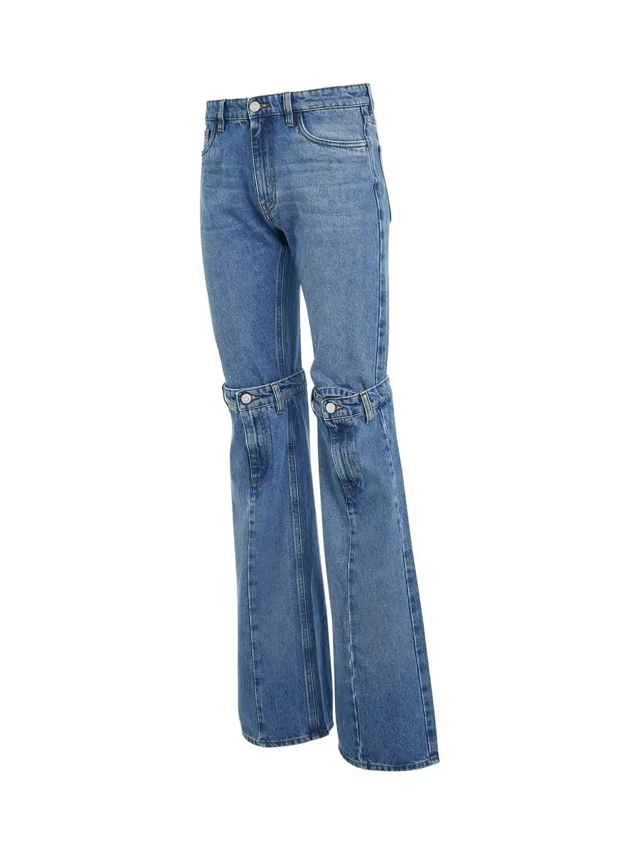 Coperni Open Knee Jeans in | Thumbnail 2 Coperni Open Knee Jeans in | Thumbnail 2