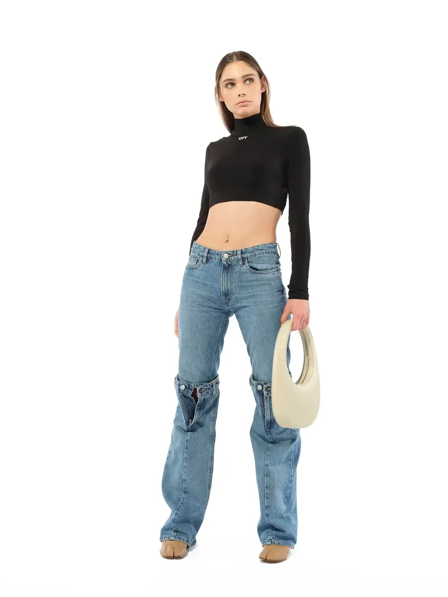 Coperni Open Knee Jeans in | Thumbnail 3 Coperni Open Knee Jeans in | Thumbnail 3