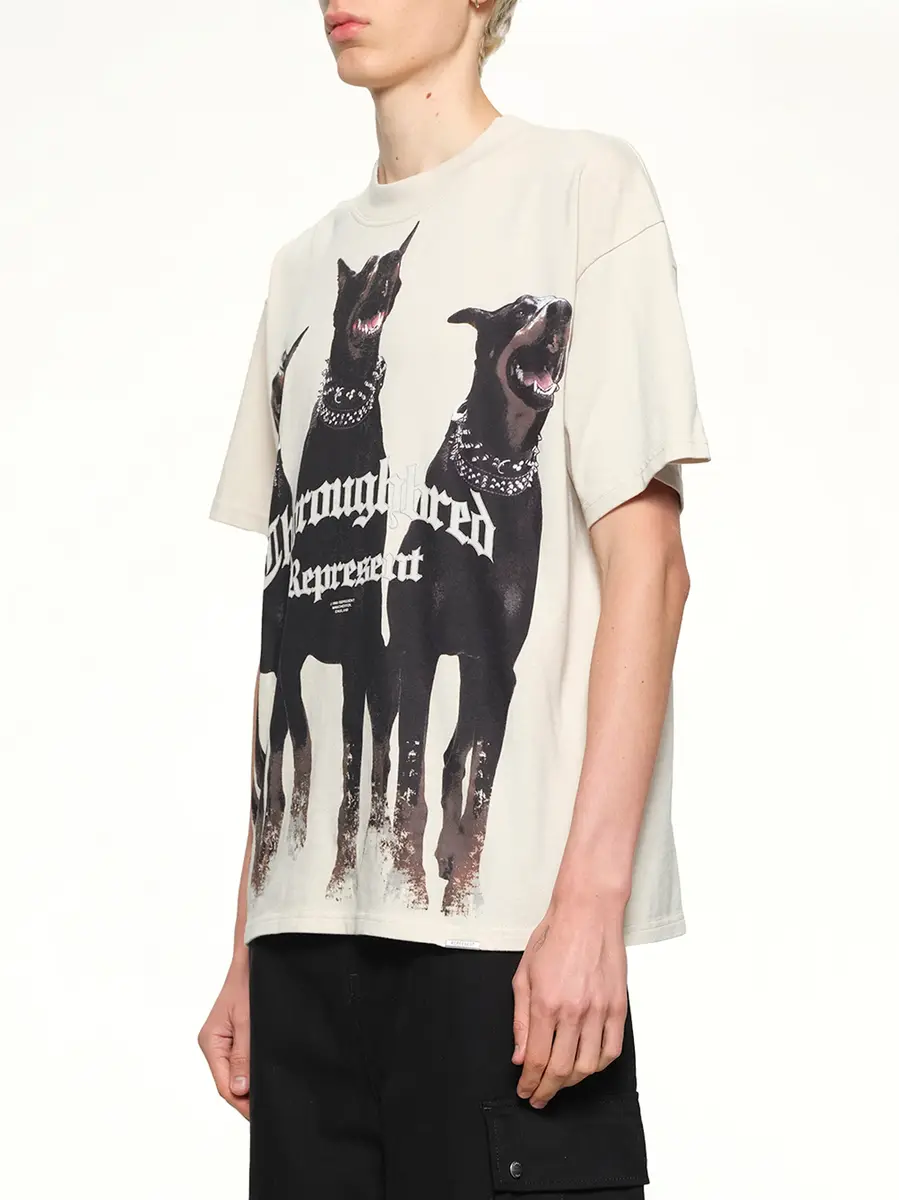 Represent Thoroughbred T-shirt in Vintage White | Thumbnail 2 Represent Thoroughbred T-shirt in Vintage White | Thumbnail 2