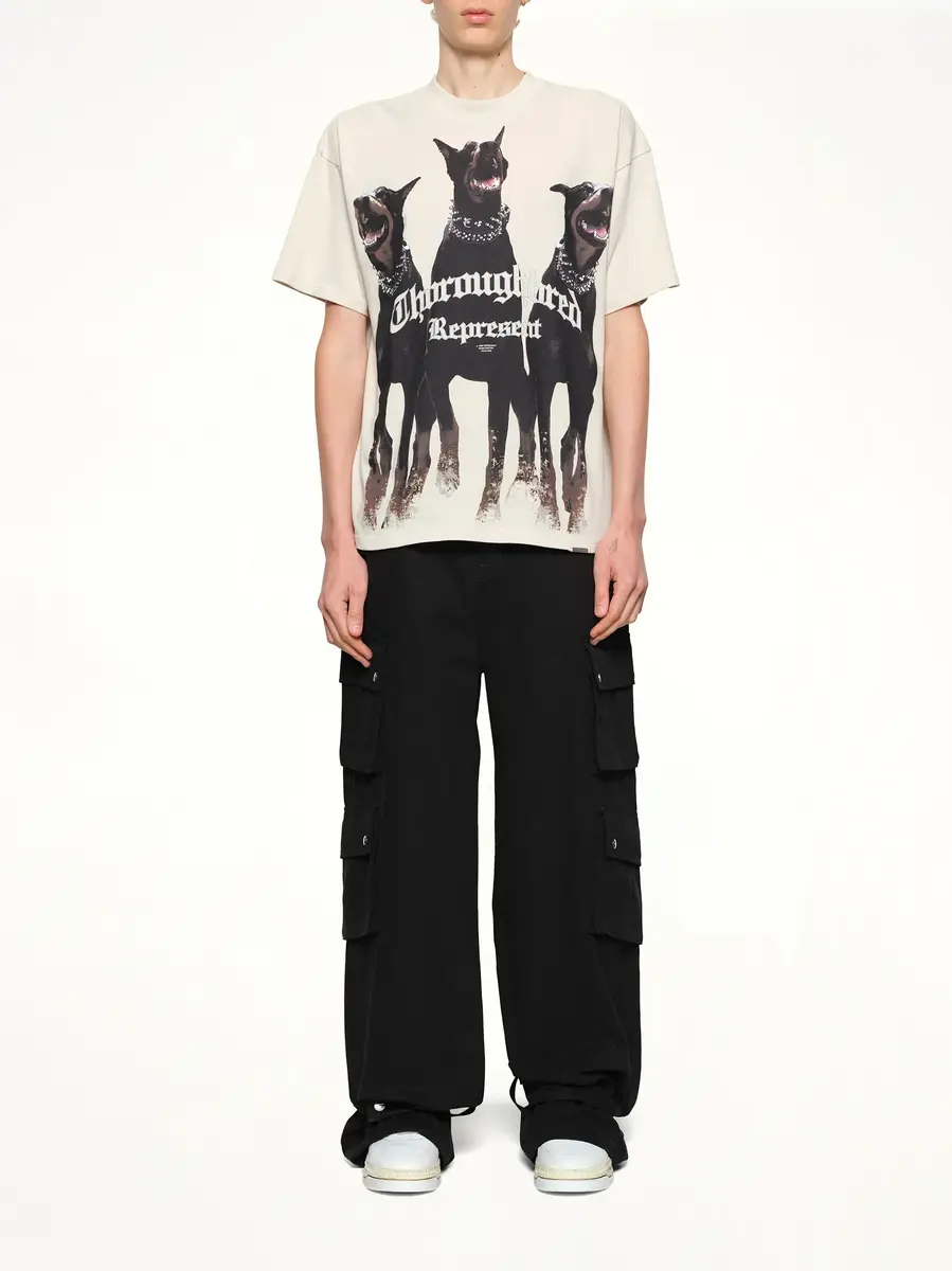 Represent Thoroughbred T-shirt in Vintage White | Thumbnail 7 Represent Thoroughbred T-shirt in Vintage White | Thumbnail 7