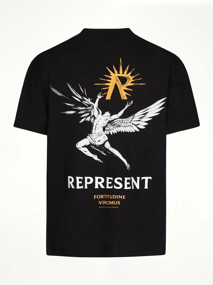 Represent Icarus T-shirt in Jet Black | Thumbnail 4 Represent Icarus T-shirt in Jet Black | Thumbnail 4