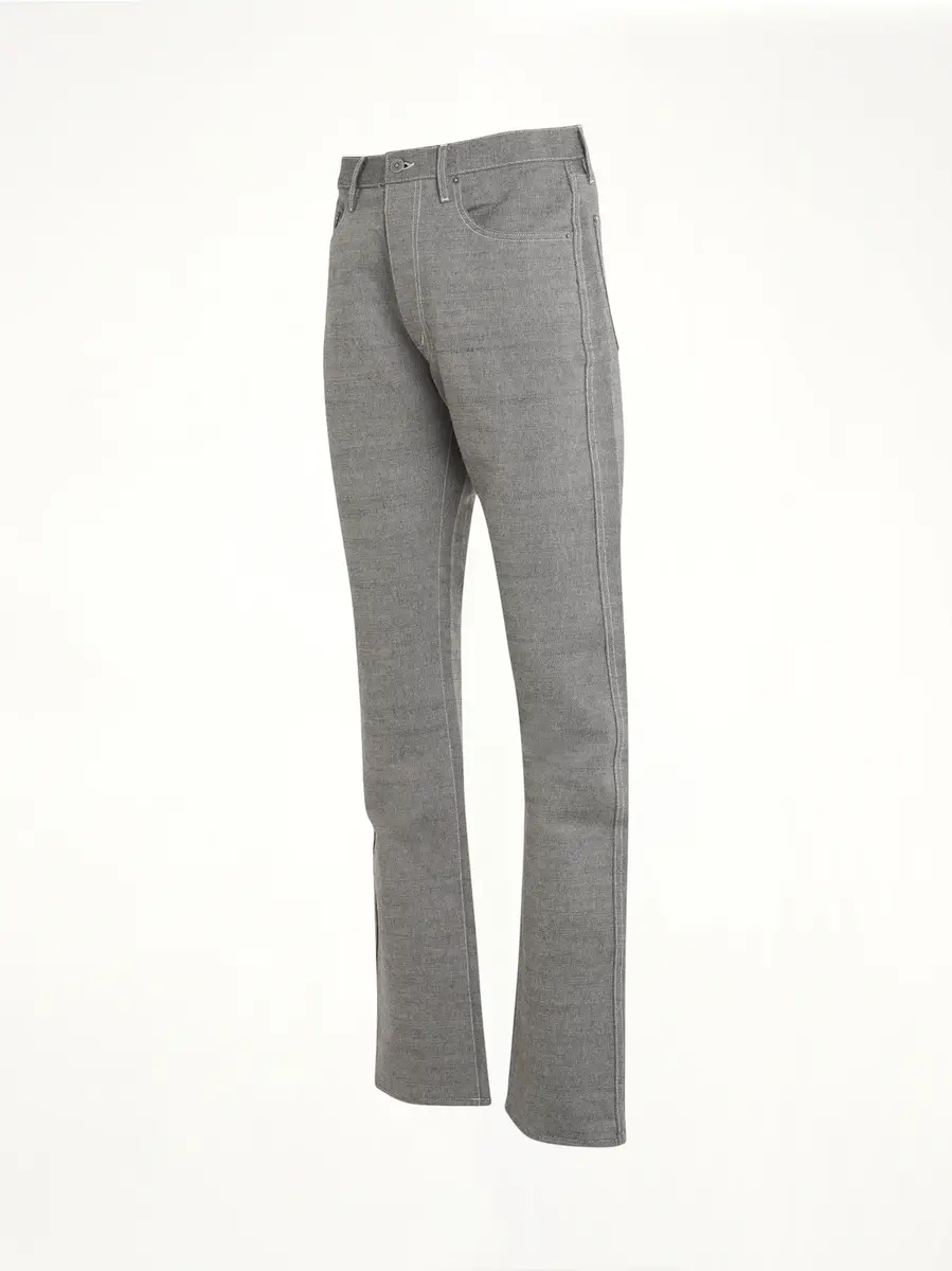 Maison Margiela Regular And Straight Pants in Caviar | Thumbnail 3 Maison Margiela Regular And Straight Pants in Caviar | Thumbnail 3