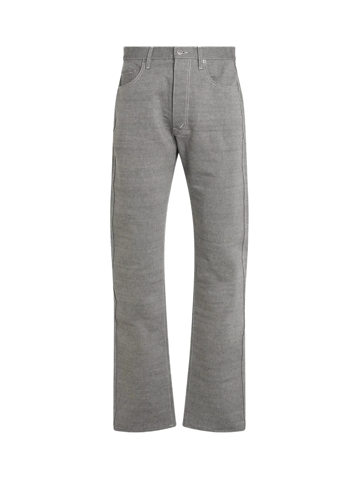 Regular And Straight Pants in Caviar